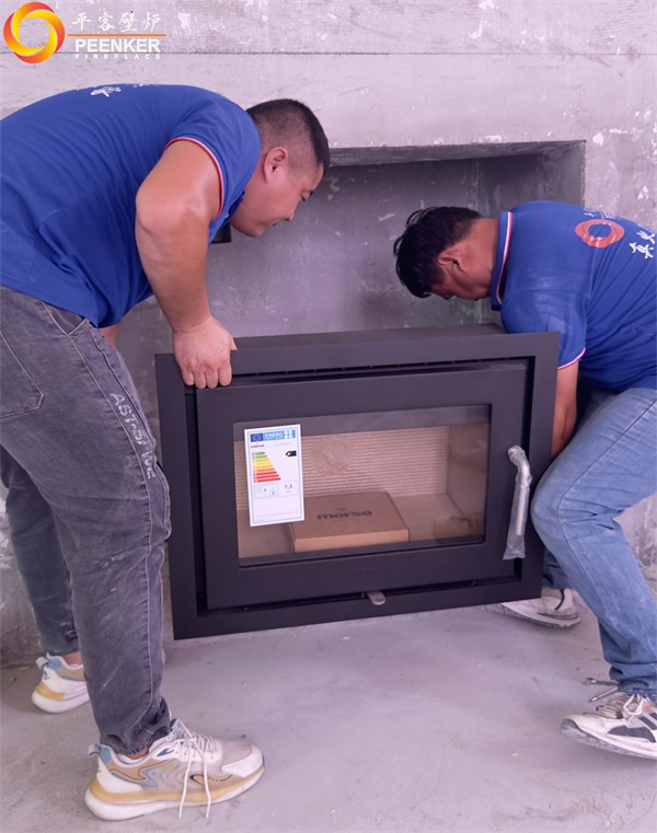 鎮江紫金7號丹麥Morso 5660嵌入壁爐安裝.jpg